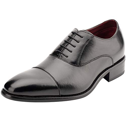 KIXSTAR シークレットシューズに適用 ビジネスシューズ メンズ 身長アップ 本革 革靴 6cmUP 3E 内羽根 紳士靴 ロングノーズ ストレートの通販は 7,756円