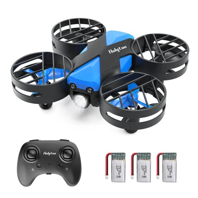 Holyton ドローン 100g未満 こども向け 小型 室内 初心者 ミニドローン バッテリー3個付き ジェスチャー制御 赤外線感知 ハンドコントロ