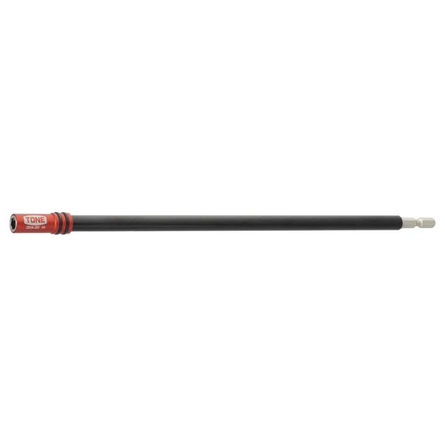 トネ(TONE) 電動ドリル用ビットホルダー 2BHA-300 ビット差込 レッド 全長300mm