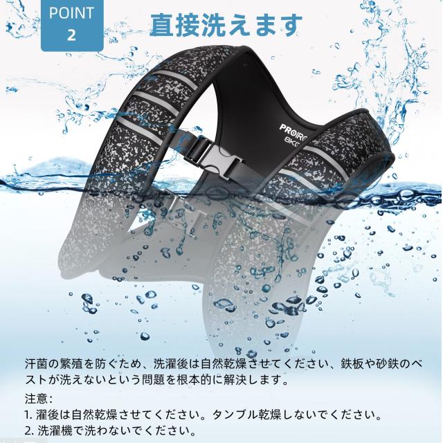 PROIRON ウェイトベスト10kg 重り ベスト トレーニング ベスト 重り