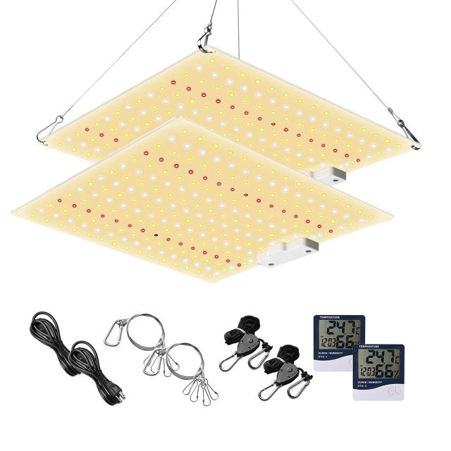 Aokson 植物育成ライト LED光合成ライト 600W LM281B+ ライトチップ フルスペクトル 光補足 日照不足解消 超薄型 観葉植物 室内栽培照明