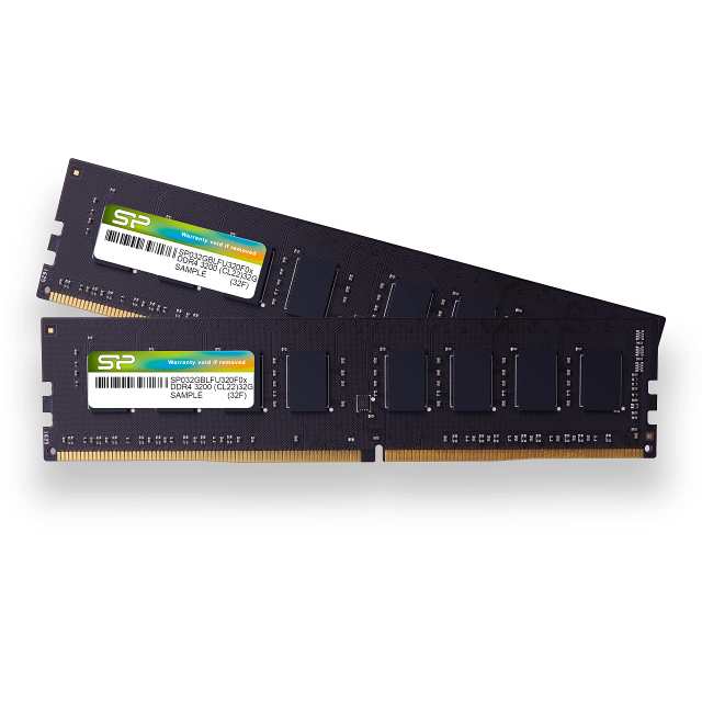 シリコンパワー デスクPC用 メモリ DDR4 3200 PC4-25600 32GB x 2枚 (64GB) 288Pin 1.2V CL22 SP064GBLFU320F22