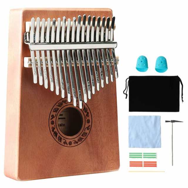 送料無料]カリンバ 初心者セット 17キー Kalimba チューニングハンマー