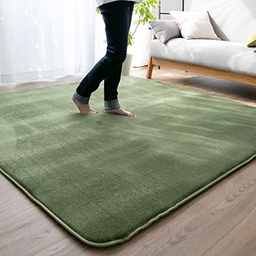 布団と寝具専門店カラーズ 低反発ラグマット グリーン 185×185cm 約2畳 A711-TH185MAT-GRの通販は 6,859円