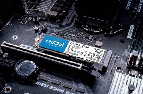 Crucial クルーシャル P2シリーズ 500GB 3D NAND NVMe PCIe M.2 SSD