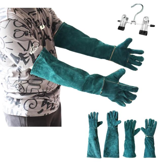 犬猫工房 ペットグローブ 犬 猫 ロング 噛みつき防止 手袋 最高強度224KG 牛革【 獣医師監修 】 耐摩耗性 耐熱性 噛みつき 防止 ?まの通販は 5,093円