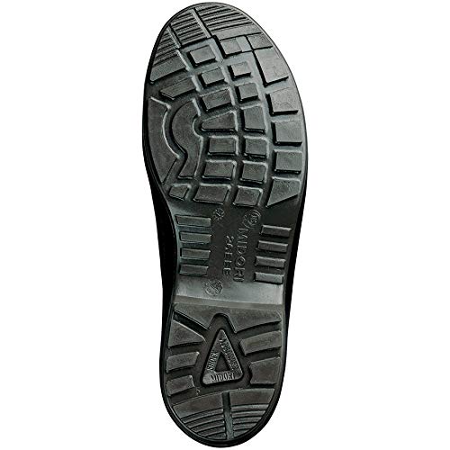 ミドリ安全 安全靴 JIS規格 甲プロテクタ付 ゴム紐 CJ010 甲プロM2 ブラック 24.5cm