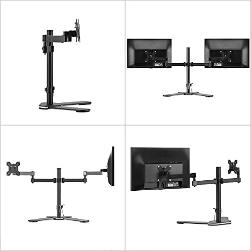 Bracwiser 2画面 40cm 自立式 モニターアーム ディスプレイ スタンド 