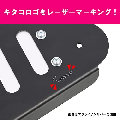 キタコ(KITACO) サイドカバーセット 2ピースタイプ アルミ製アルマイト仕上げ ブラック/レッド GROM 615-1452020_3