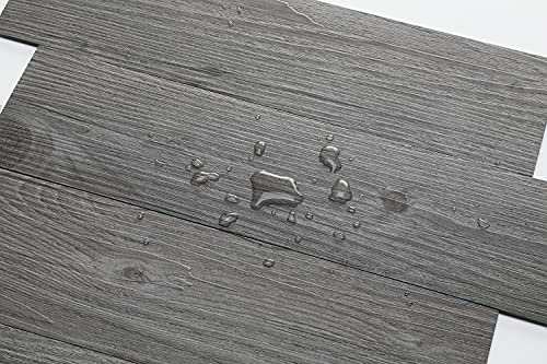 APSOONSELL 立体 木目調シール 壁 床 簡単貼付 【10枚】 タイルシール