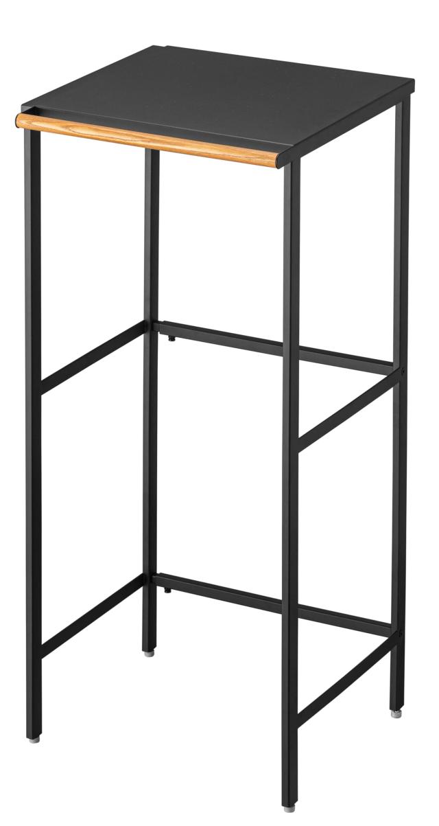 山崎実業(Yamazaki) 伸縮 ゴミ箱上ラック ブラック 約W42.5~76XD42.5XH90cm タワー キッチンラック フック付き 5327の通販は 12,278円