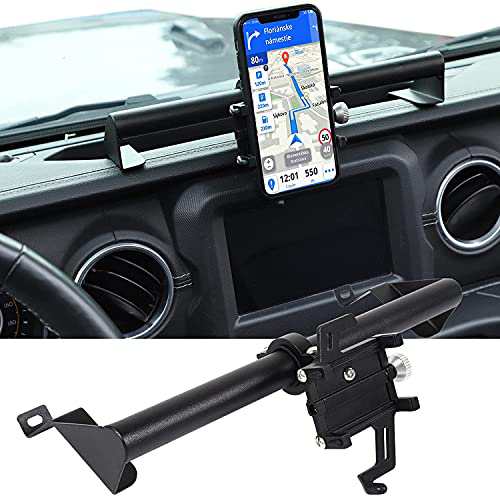 車載ホルダー ジープ ラングラー （Jeep Wrangler）JL 2018 2019 2020 2021 2022 携帯電話ホルダーポール おしゃれ 車 内装 パーツ アク