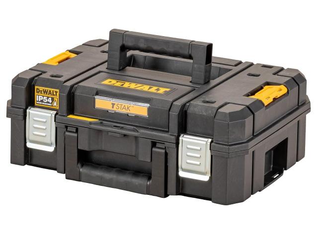 デウォルト(DeWALT) TSTAK 収納ボックス Sサイズ 工具箱 収納ケース ツールボックス 積み重ね収納 ブロッククッション付き ネジ ビット