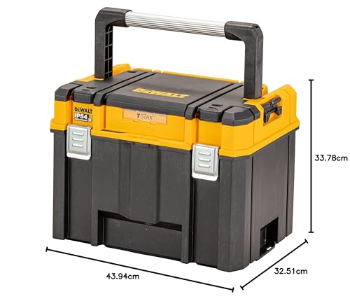 デウォルト(DEWALT) TSTAK オーガナイザー付き ラージボックス 工具箱