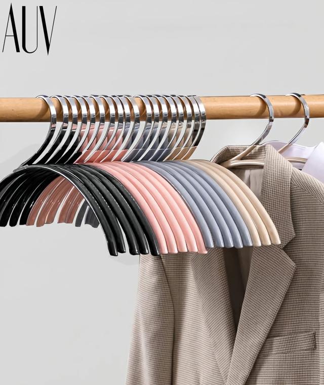 AUV ハンガー 50組 はんがー かたくずれ防止 Hangers すべらない かさばらない ハンガー 跡がつかないハンガー 乾湿両用 省スペース 洗濯の通販は AUV ハンガー 50組 はんがー かたくずれ防止 Hangers すべらない かさばらない ハンガー 跡がつかないハンガー 乾湿両用 省スペース 洗濯の通販は