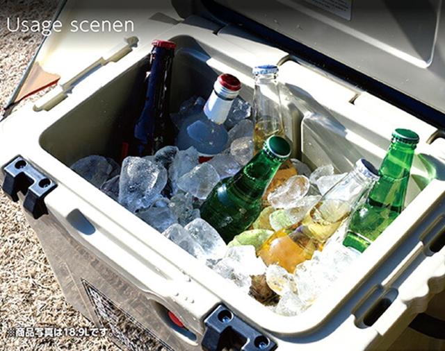 キャンパーズコレクション 山善 プレミアムクーラーボックス 18.9L カーキ PCB-18.9(KH)