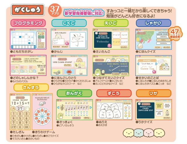 すみっコぐらし もっと遊んで学べちゃう! すみっコパッド_3