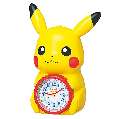 セイコー クロック 目覚まし時計 置き時計 キャラクター ポケットモンスターピカチュウ おしゃべり アラーム 232×159×121mm JF384Aの通販は