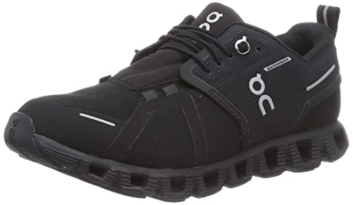 オン 防水 ランニングシューズ Cloud 5 Waterproof レディース All Black 25.0 cm C