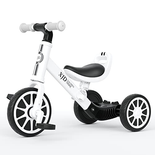 XJD 3 in 1 子ども用三輪車 子供 幼児用 こども自転車 キッズバイク 10ヶ月−3歳 乗用玩具 に向け 多機能 ペダルなし自転車 ランニングバ