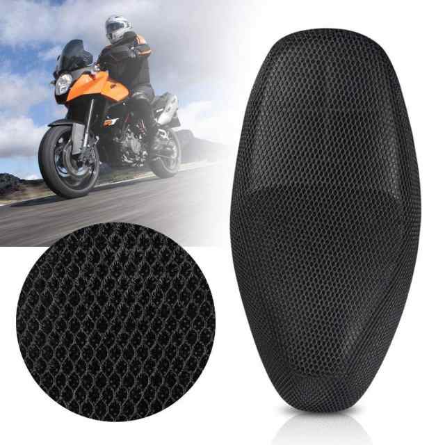 Jisoncase バイクシートカバー 3D メッシュシートカバー 撥水 断熱 日焼け止め 雨 濡れ防止 換気 バイク シートカバー 張り替え 座り心地