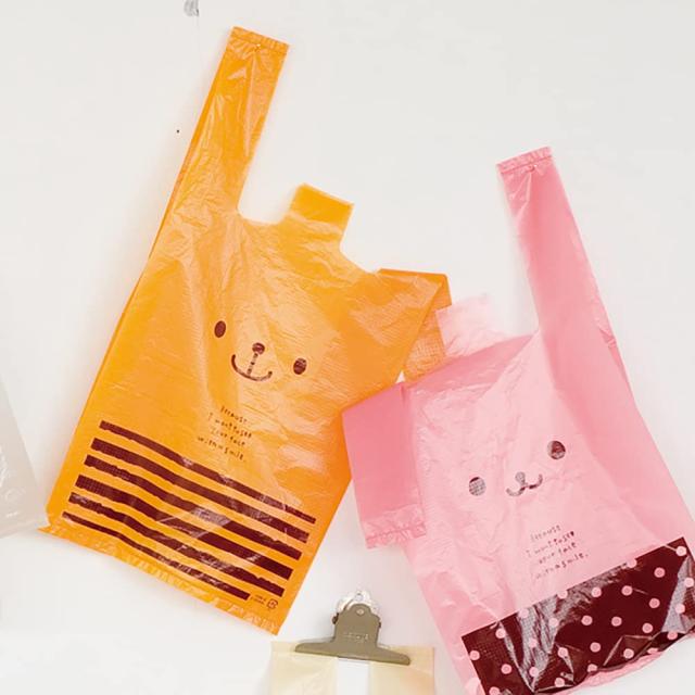 ヘッズ うさこレジバッグ ピンク 6000枚 ポリエチレン 横マチ HEADS US-S-K ヘッズ うさこレジバッグ ピンク 6000枚 ポリエチレン 横マチ HEADS US