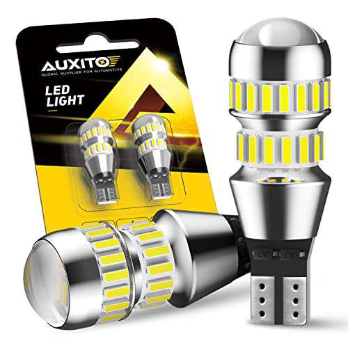 【送料無料】AUXITO T16 LED バックランプ 爆光 4倍明るさUP バックランプ T16 / T15 4014 LED 42連 24ヶ月 12V 無極性 ホワイト 後退灯