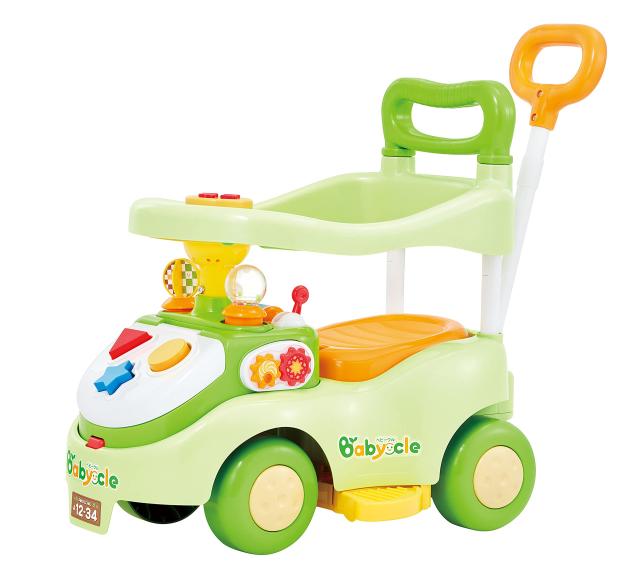 Baby cle 3stepよくばりビジーカー グリーン