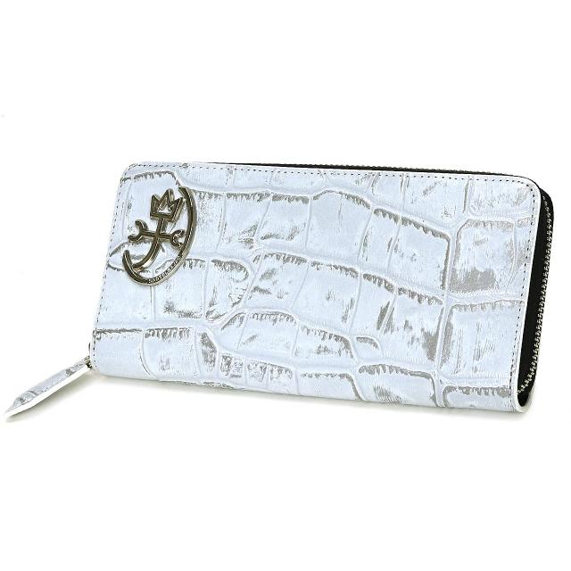 カステルバジャック ラウンドファスナー長財布 小銭入れあり Gypse  