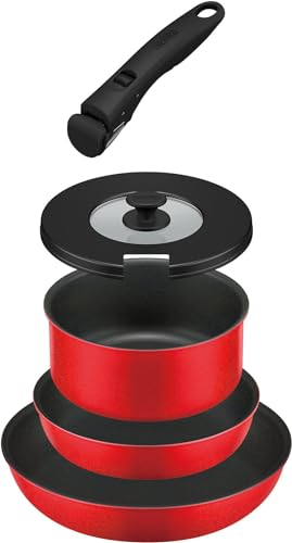 サーモス デュラブルシリーズ 取っ手のとれるフライパン5点セットCA ガス火専用 ブライトレッド KSC-5A BTRの通販は 7,778円