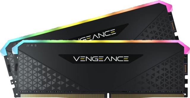 CORSAIR DDR4-64GB 3200MHz CL16 デスクPC用メモリ VENGEANCE RGB RS 64GB 32GB×2枚 CMG64GX4M2E3200C16 ブラック 32GBx2の通販は