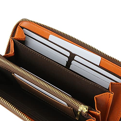 moz(モズ) 長財布 レザー ラウンドファスナー square スクエア メンズ