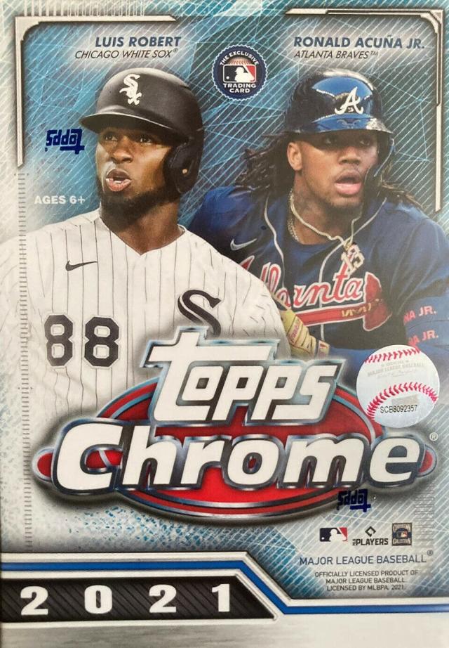 MLB 2021 Topps Chrome Baseball Card Blaster Box ス クローム ベースボール ブラスターボックス メジャーリーグ 野球 カードの通販は 8,109円