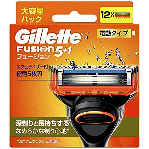 Gillette フュージョン 電動タイプ 替刃12コ入