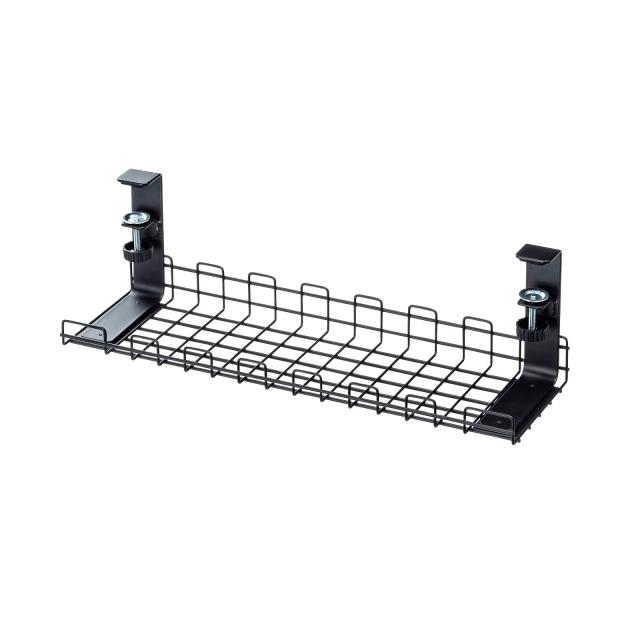 サンワサプライ ケーブル配線トレー ワイヤー Sサイズ 汎用タイプ ブラック CB-CT4BKの通販は