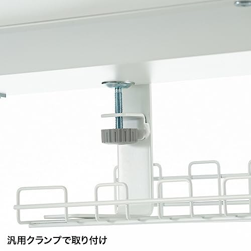 サンワサプライ ケーブル配線トレー ワイヤー Sサイズ 汎用タイプ ホワイト CB-CT4Wの通販は