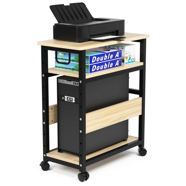 キャスター付き パソコンワゴン 3段 組立品 棚板高さ調節可能 Amazon.co.jp: パソコンワゴン pcワゴン キャスター付き デスク 3段