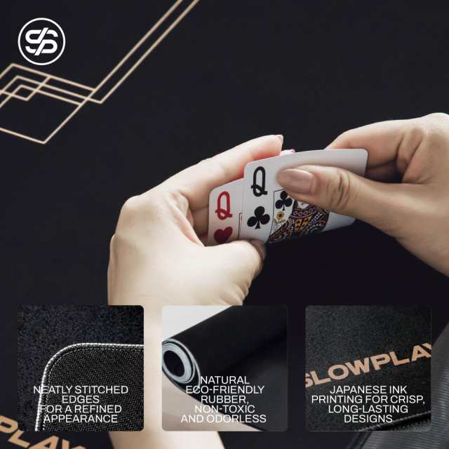 Amazon.co.jp: SLOWPLAY Godel ポーカーマット テキサス