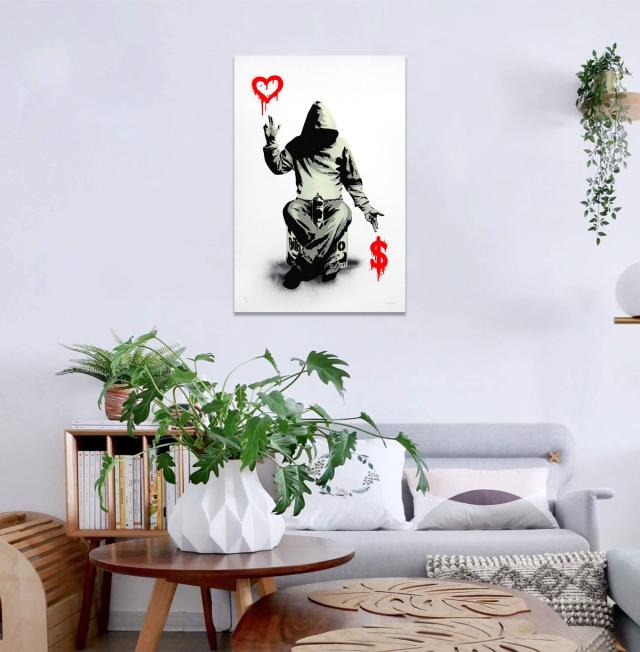 アートパネル Banksy バンクシー 愛とお金 パネル 飾り絵 ポスター 61weKGq37wL._UF350,350_QL80_.jpg