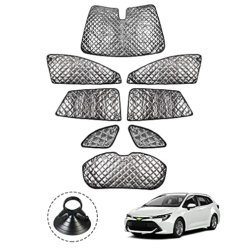 Cartist トヨタ カローラツーリング 210系 サンシェード 1台分 マルチサンシェード ブラックメッシュサンシェード C0ROLLA TOURING 210 2