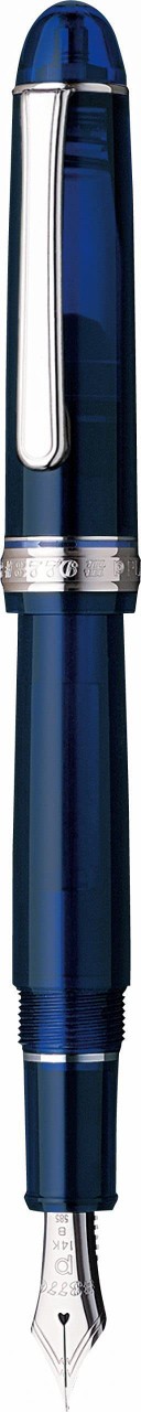 プラチナ万年筆 万年筆 #3776 センチュリーロジウム シャルトルブルー 中字 PNB-18000CR #51-3の通販は