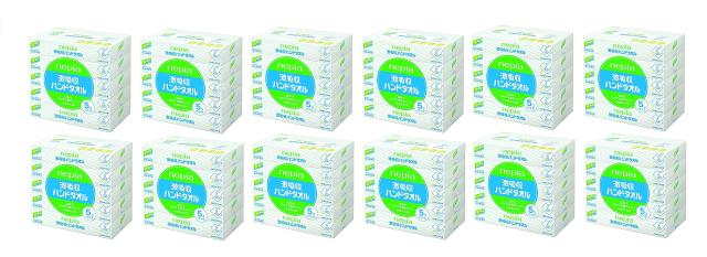 ネピア 激吸収 ハンドタオル 2枚重ね100組×60箱(5箱×12パック)【ケース品】の通販は 7,071円