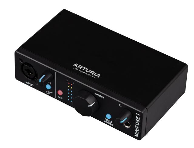 Arturia アートリア 音楽制作ソフト付属 ポータブル・オーディオインターフェイス MiniFuse 1 ブラック_1
