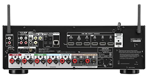 デノン Denon AVR-X1700H AVサラウンドレシーバー 7.2ch 8K Ultra HD、HDR10+、eARC対応/ブラック 7.2 家電 デノン Denon AVR-X1700H AVサラウンドレシーバー 7.2ch 8K