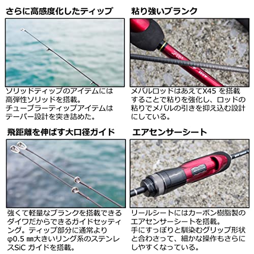 ダイワ(DAIWA) 月下美人 MX・N 74UL-S・N ブラックの通販は