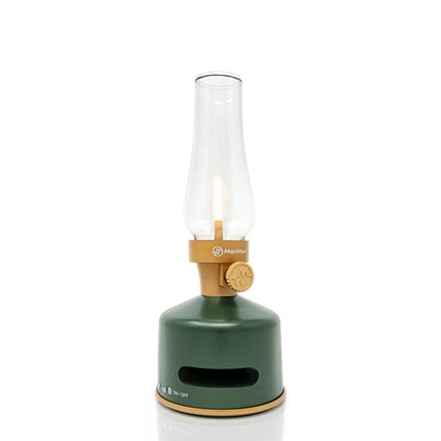 MoriMori LED Lantern Speaker S1 LED ランタンスピーカー S1 ORIGINAL GREEN（ダークグリーン色）FLS-2101-DG 充電式 USB Type-C Bluetoの通販は