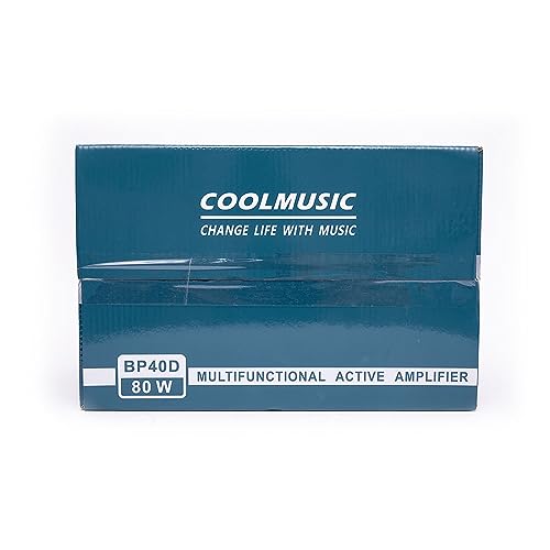 Coolmusic BP40D 充電式アコースティックギターアンプ エレキギターアンプ - キーボードアンプ 80W W/BT リバーブコーラスディレイエフェ