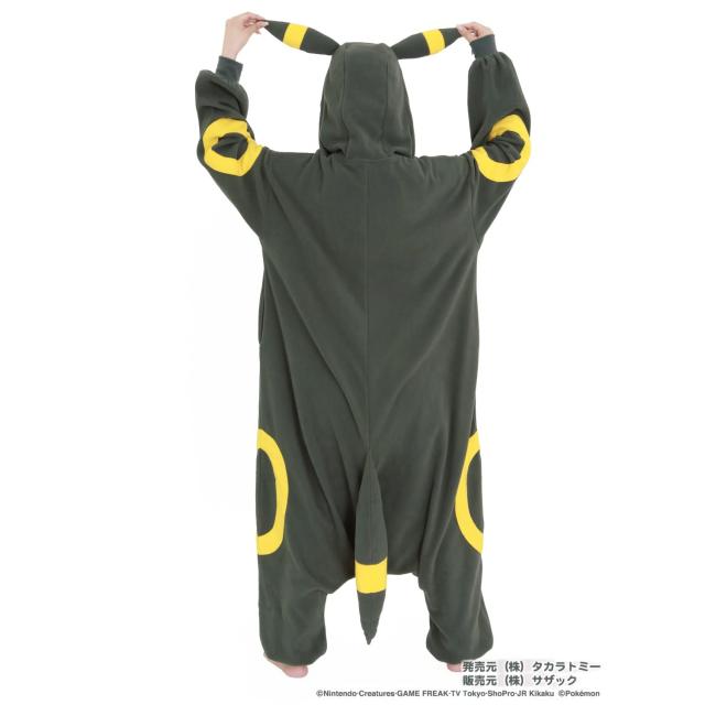 ポケットモンスター 着ぐるみ ブラッキー サザック SAZAC(サザック) キャラクター フリース 着ぐるみ ポケモン