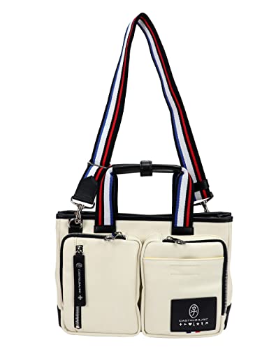 カステルバジャック トートバッグ ドライビングトート メンズ ローレン 037501 2WAY ショルダーバッグ 【31】 ホワイト