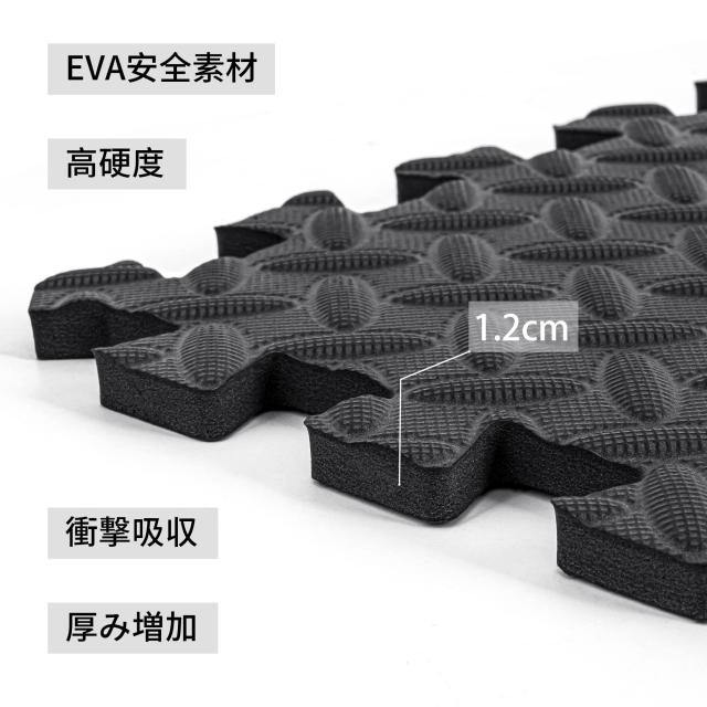 ムジムマット 厚さ2cm ジョイントマット 筋トレ 60×60cm 14枚セット